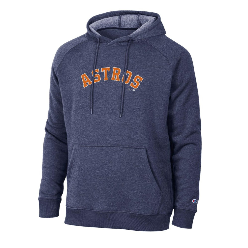 Houston Astros Champion Triumph Tri-Blend Raglan Hoodie - Navy