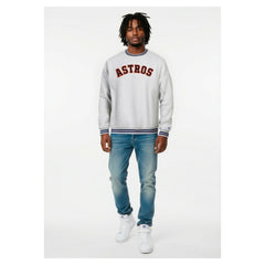 Houston Astros Champion Reverse Weave Sweatshirt - Heather Gray