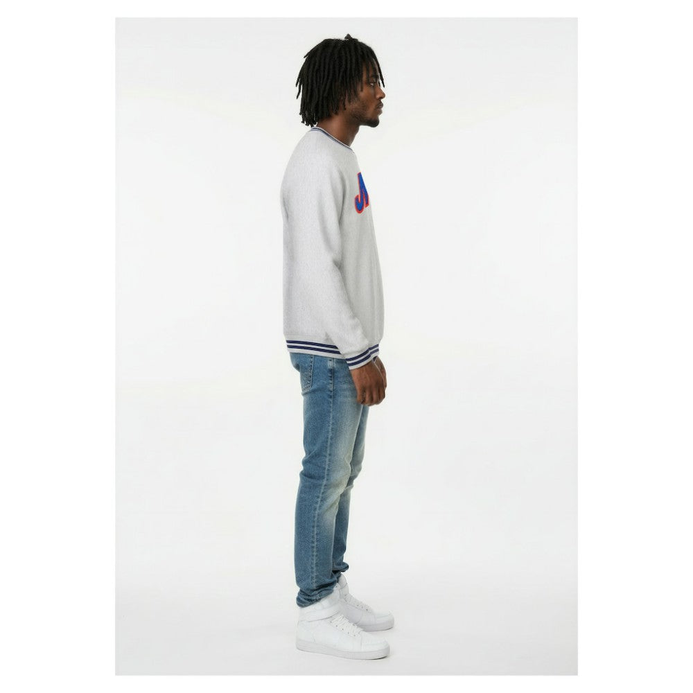 New York Mets Champion Reverse Weave Sweatshirt - Heather Gray