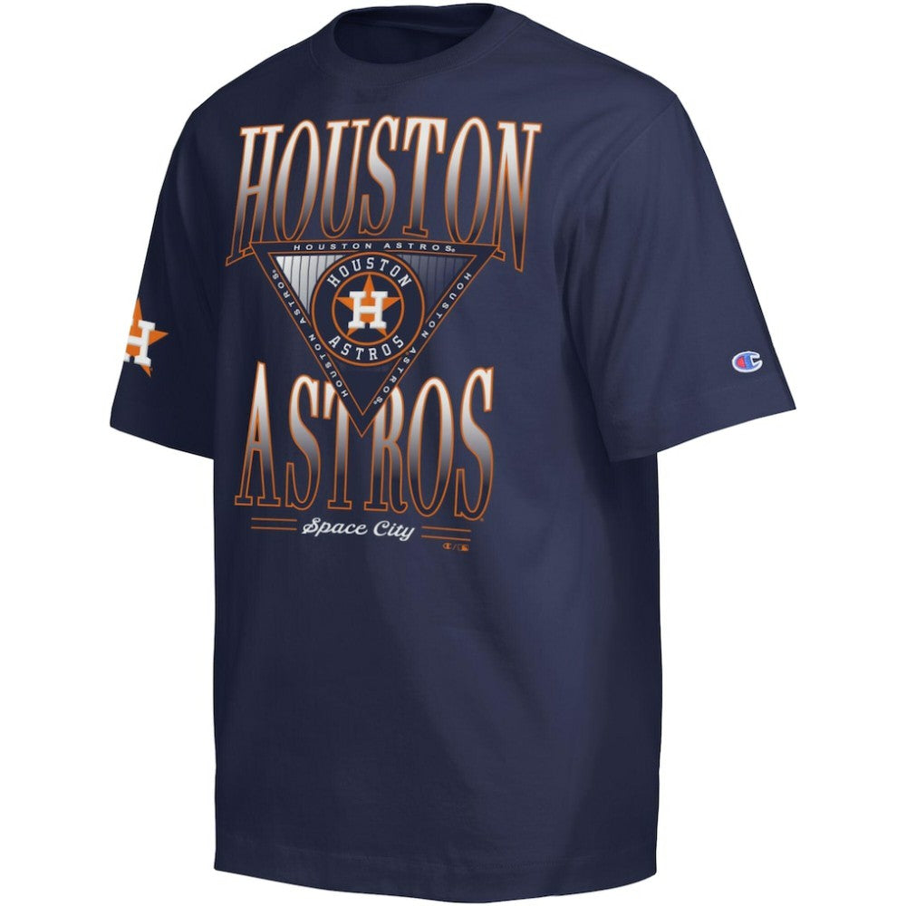 Houston Astros Champion Traditions Two Locations T-Shirt - Navy