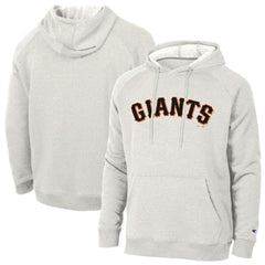 San Francisco Giants Champion Triumph Tri-Blend Raglan Hoodie - Heathered Core Ultra Light Grey