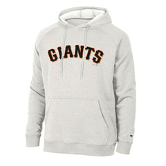 San Francisco Giants Champion Triumph Tri-Blend Raglan Hoodie - Heathered Core Ultra Light Grey