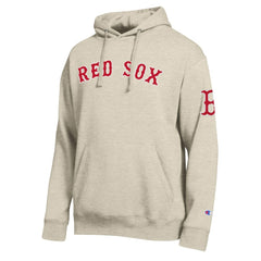 Boston Red Sox Champion All Star Chenille Patch Hoodie - Oatmeal