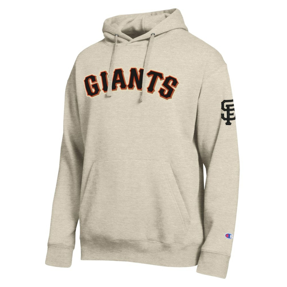 San Francisco Giants Champion All Star Chenille Patch Hoodie - Oatmeal