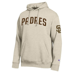San Diego Padres Champion All Star Chenille Patch Hoodie - Oatmeal