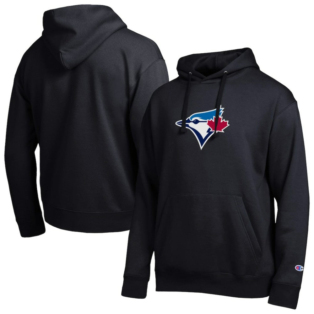 Toronto Blue Jays Champion All Star Embroidered Logo Hoodie - Black