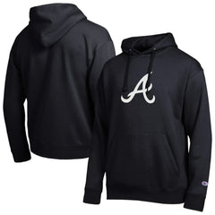 Atlanta Braves Champion All Star Embroidered Logo Hoodie - Black