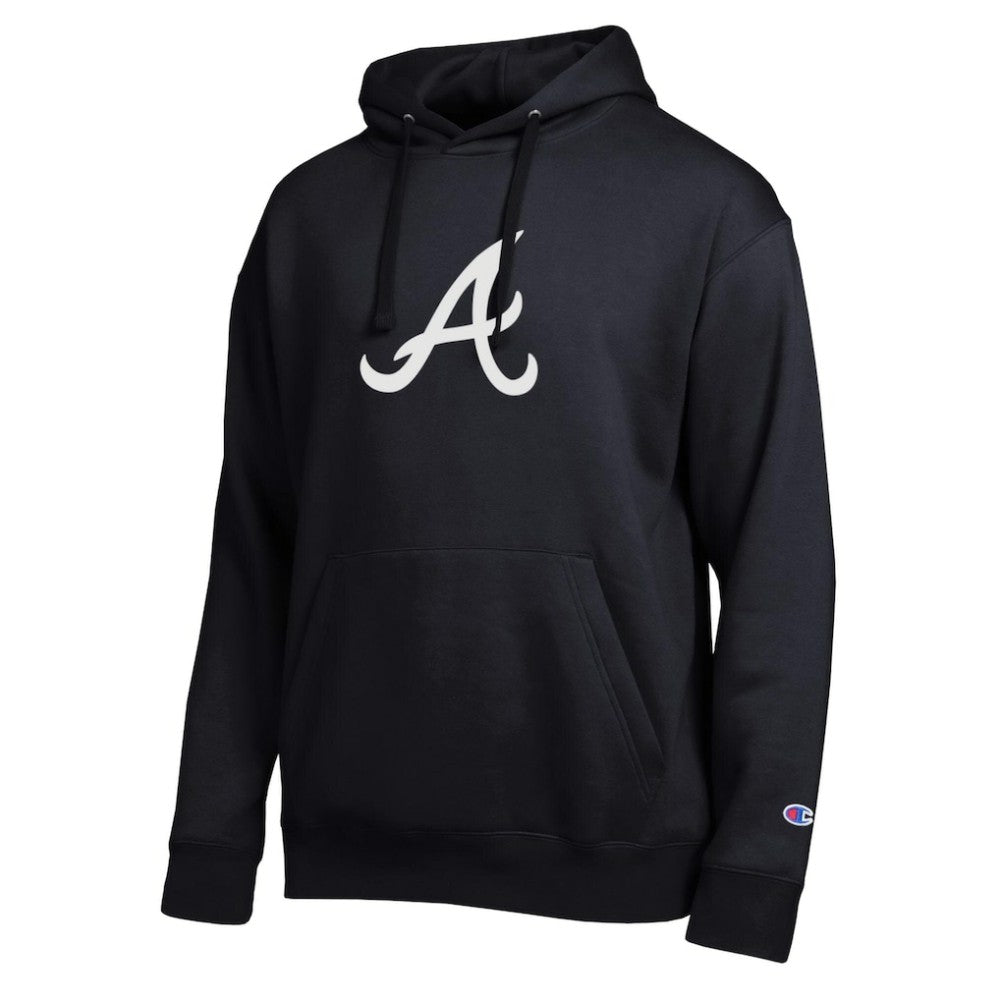 Atlanta Braves Champion All Star Embroidered Logo Hoodie - Black