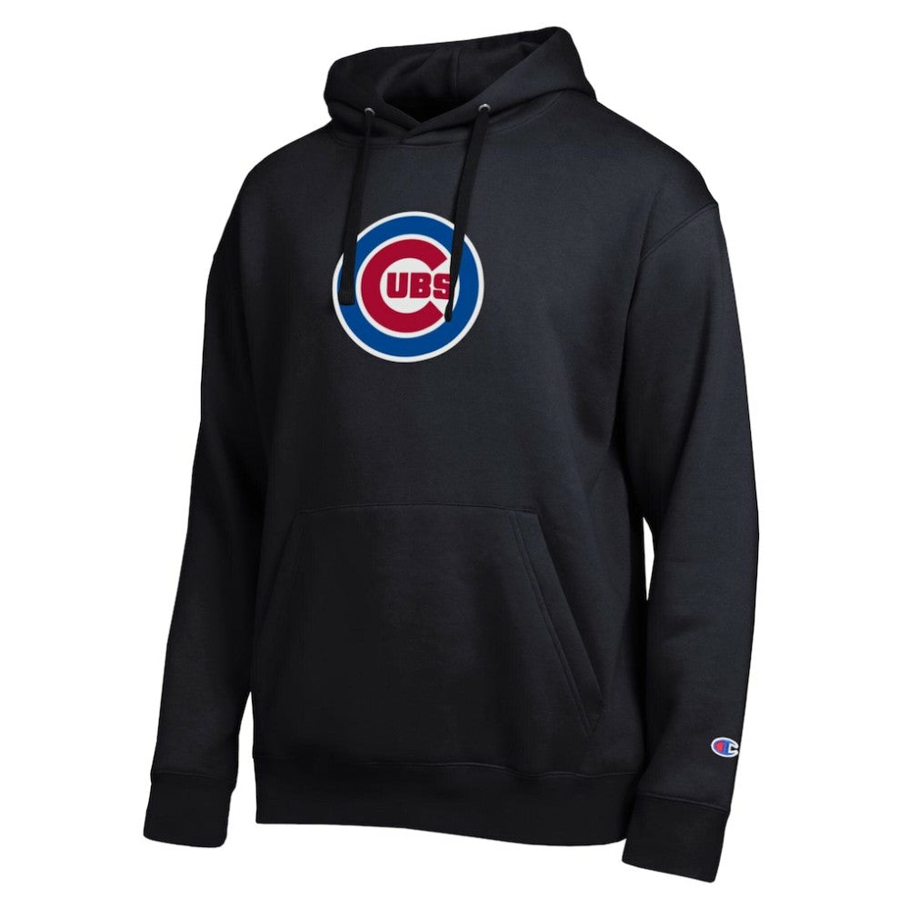 Chicago Cubs Champion All Star Embroidered Logo Hoodie - Black