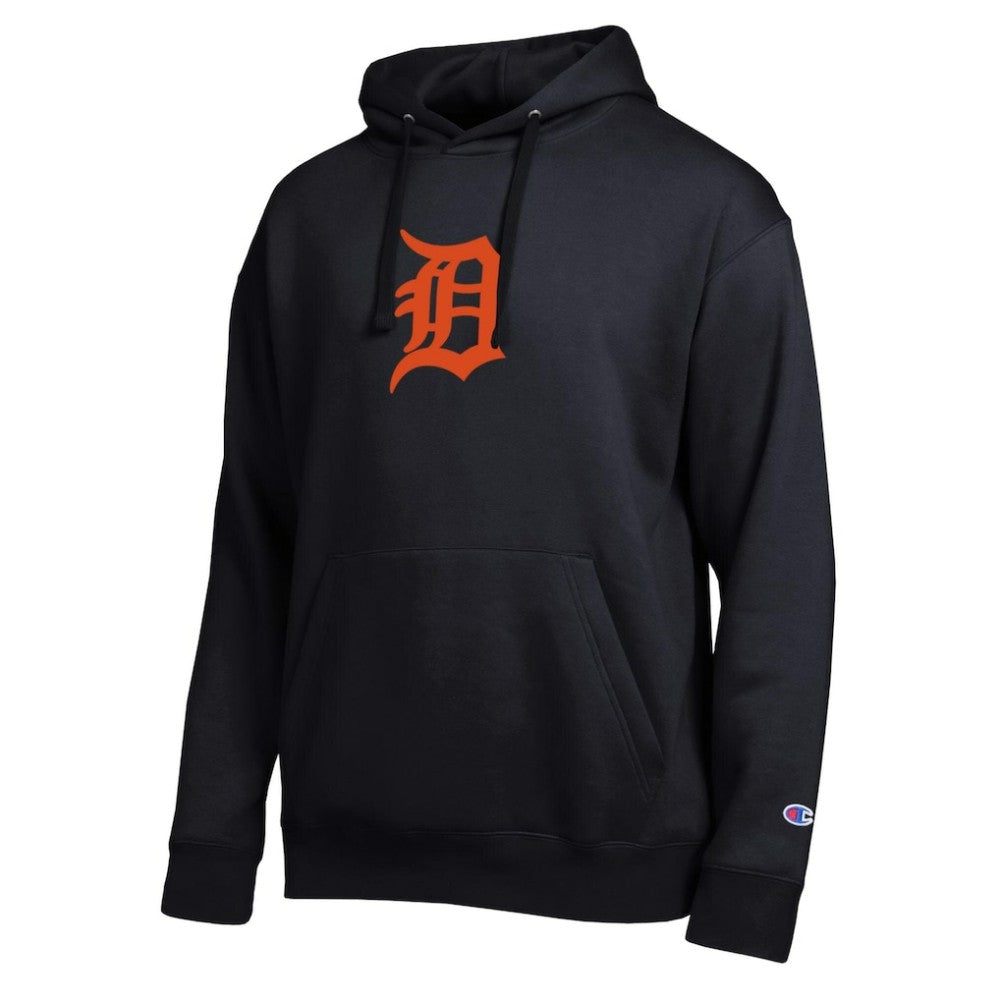 Detroit Tigers Champion All Star Embroidered Logo Hoodie - Black