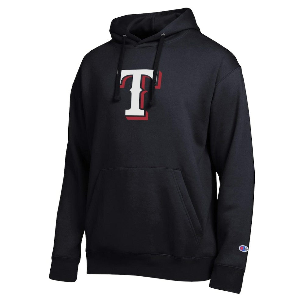 Texas Rangers Champion All Star Embroidered Logo Hoodie - Black