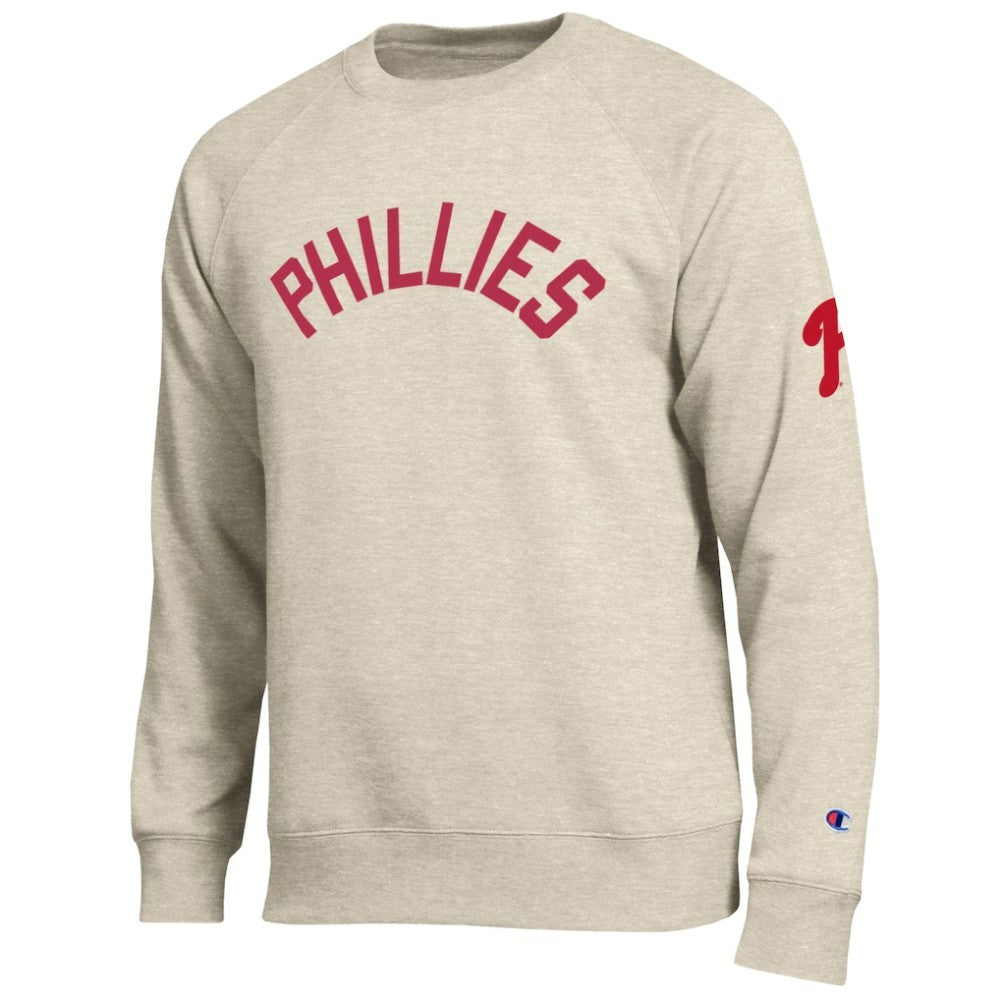 Philadelphia Phillies Champion All-Star Soft Felt Sweatshirt - Oatmeal