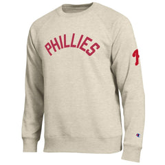Philadelphia Phillies Champion All-Star Soft Felt Sweatshirt - Oatmeal