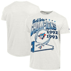 Toronto Blue Jays Champion Winning Tradition Cooperstown Tri-Blend T-Shirt - White