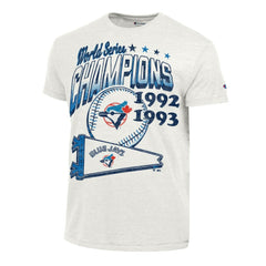 Toronto Blue Jays Champion Winning Tradition Cooperstown Tri-Blend T-Shirt - White