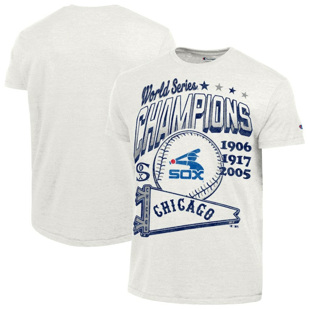 Chicago White Sox Champion Winning Tradition Cooperstown Tri-Blend T-Shirt - White