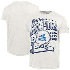 Chicago White Sox Champion Winning Tradition Cooperstown Tri-Blend T-Shirt - White