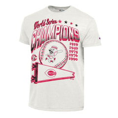 Cincinnati Reds Champion Winning Tradition Cooperstown Tri-Blend T-Shirt - White