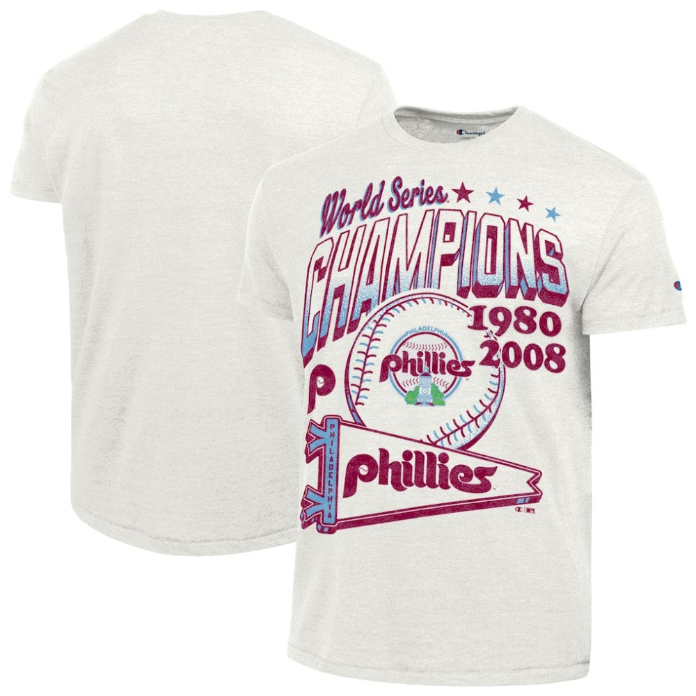 Philadelphia Phillies Champion Winning Tradition Cooperstown Tri-Blend T-Shirt - White