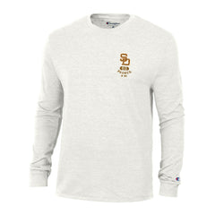 San Diego Padres Champion Cooperstown Winning Tradition Tri-Blend Long Sleeve T-Shirt - White