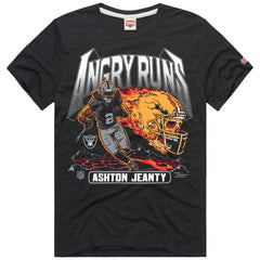 Ashton Jeanty Las Vegas Raiders Homage Unisex Angry Runs Player Graphic Tri-Blend T-Shirt - Charcoal online