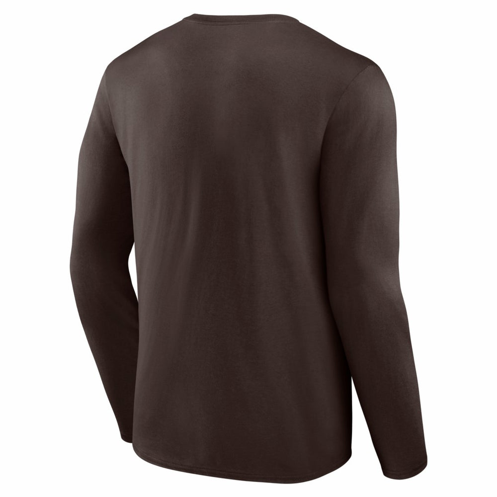 Cleveland Browns Hustle Long Sleeve T-Shirt - Brown for sale