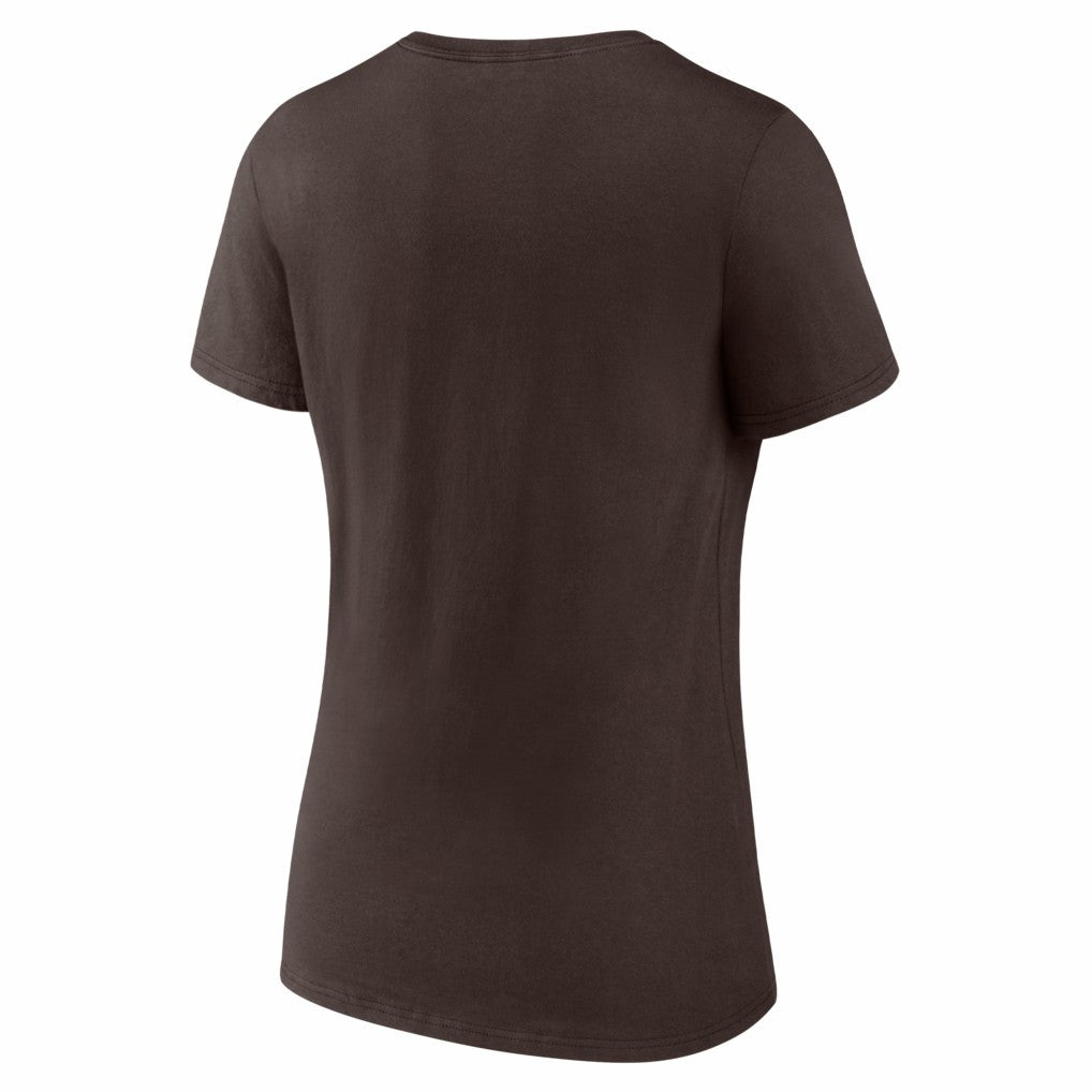 Cleveland Browns Women's Hustle V-Neck T-Shirt - Brown online