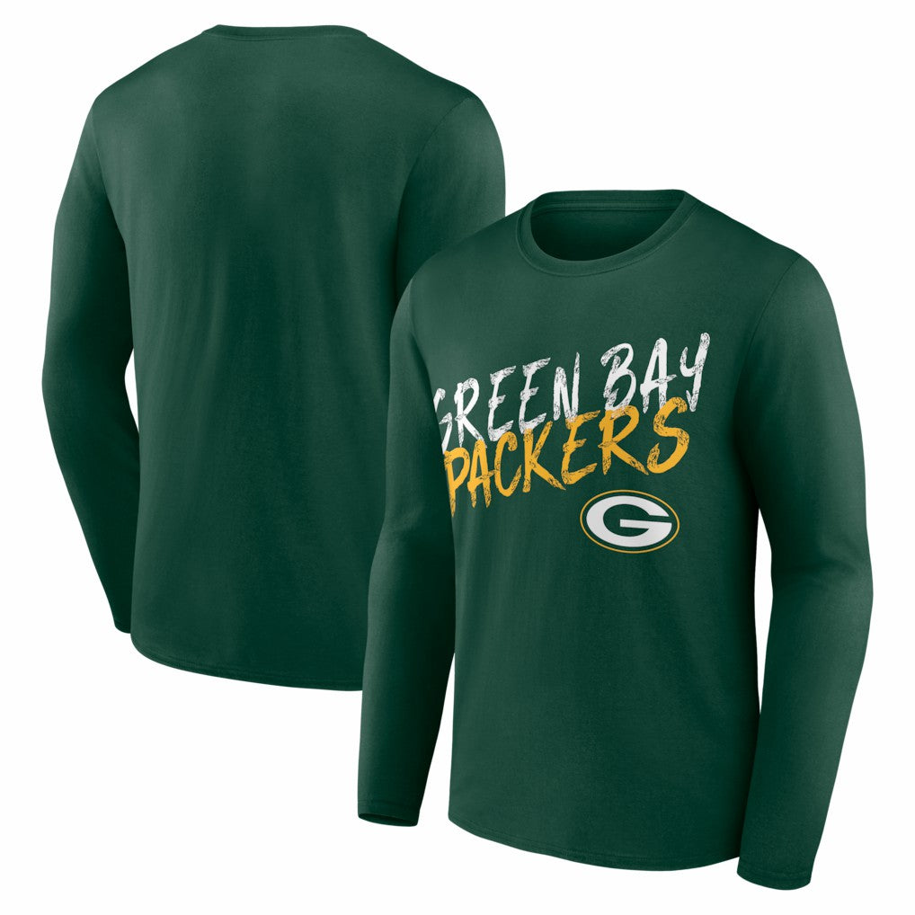Green Bay Packers Hustle Long Sleeve T-Shirt - Green discount