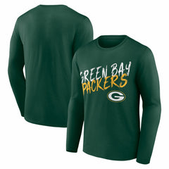 Green Bay Packers Hustle Long Sleeve T-Shirt - Green discount