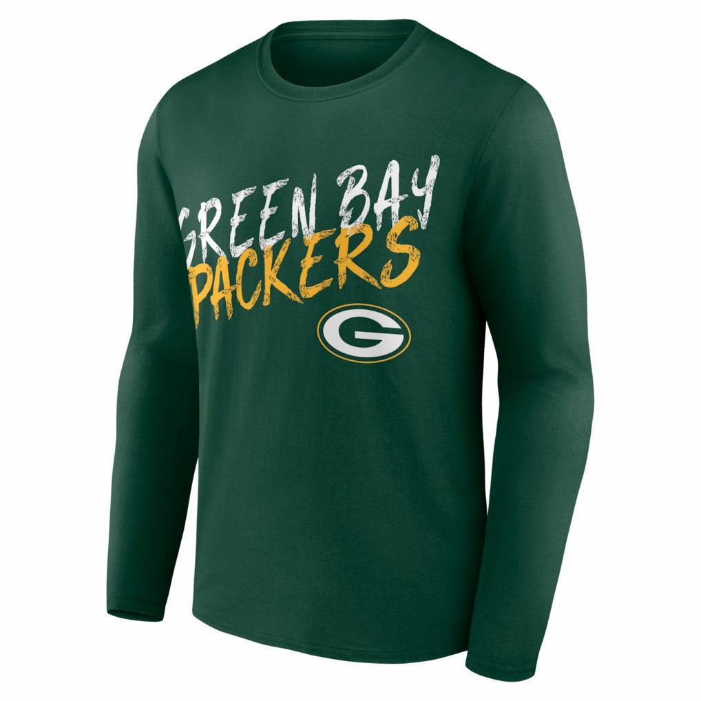 Green Bay Packers Hustle Long Sleeve T-Shirt - Green discount
