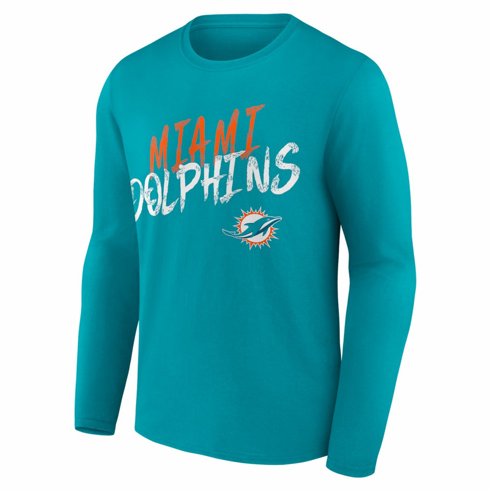 Miami Dolphins Hustle Long Sleeve T-Shirt - Aqua online