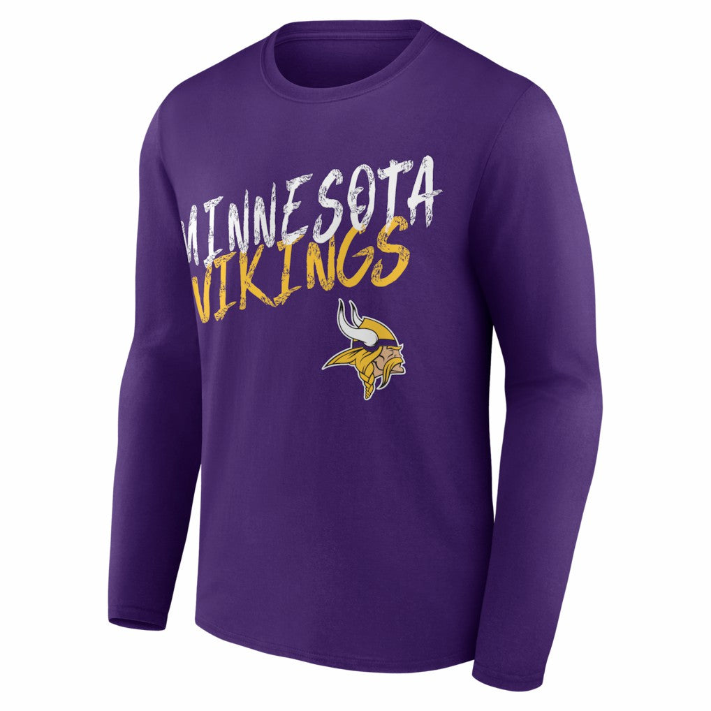 Minnesota Vikings Hustle Long Sleeve T-Shirt - Purple sale