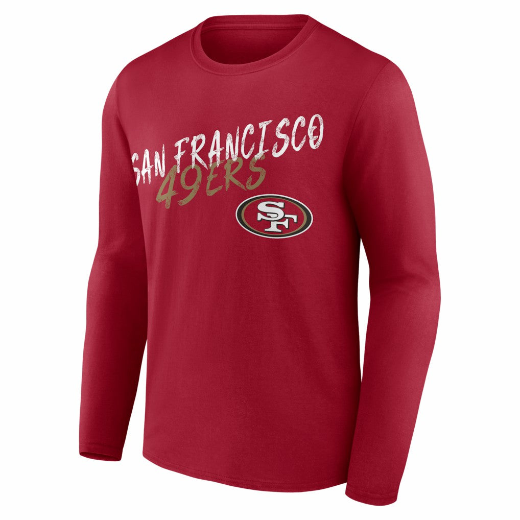 San Francisco 49ers Hustle Long Sleeve T-Shirt - Scarlet sale