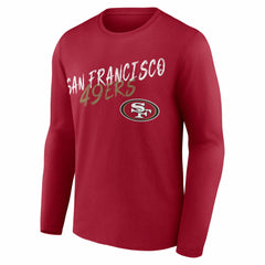 San Francisco 49ers Hustle Long Sleeve T-Shirt - Scarlet sale