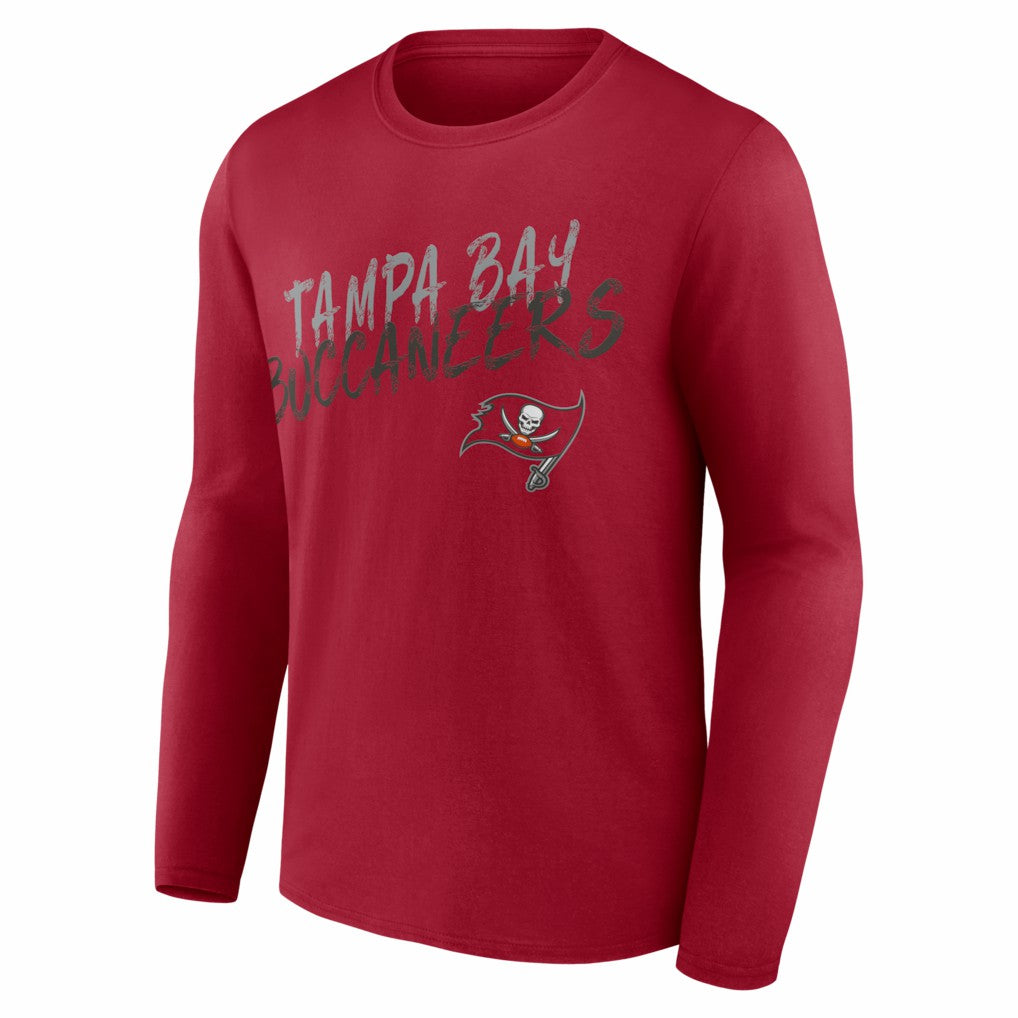 Tampa Bay Buccaneers Hustle Long Sleeve T-Shirt - Red on sale