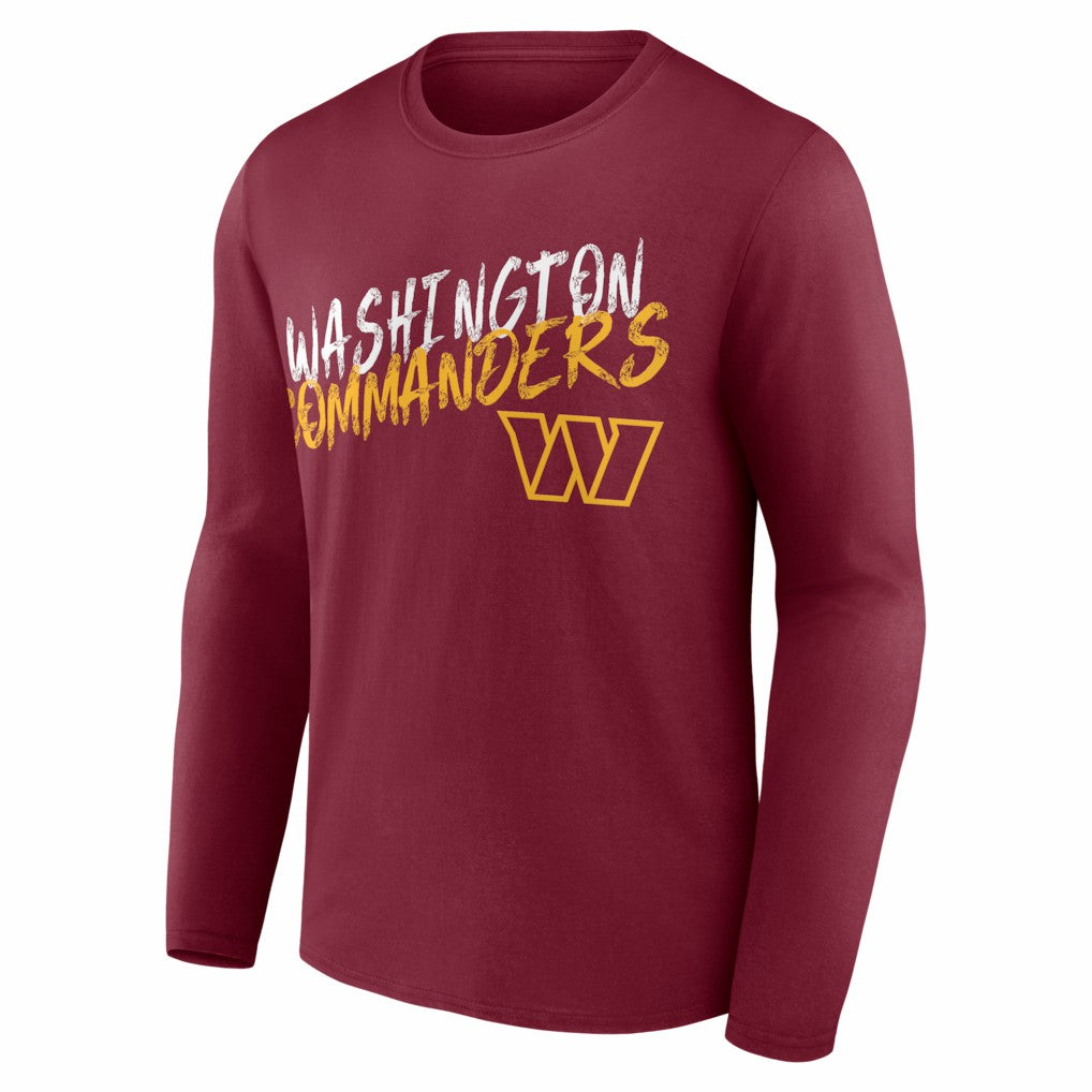 Washington Commanders Hustle Long Sleeve T-Shirt - Burgundy cheap