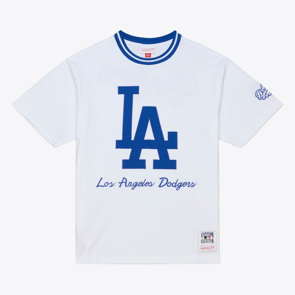 Los Angeles Dodgers Cooperstown Collection Arctic T-Shirt - White | Mitchell & Ness