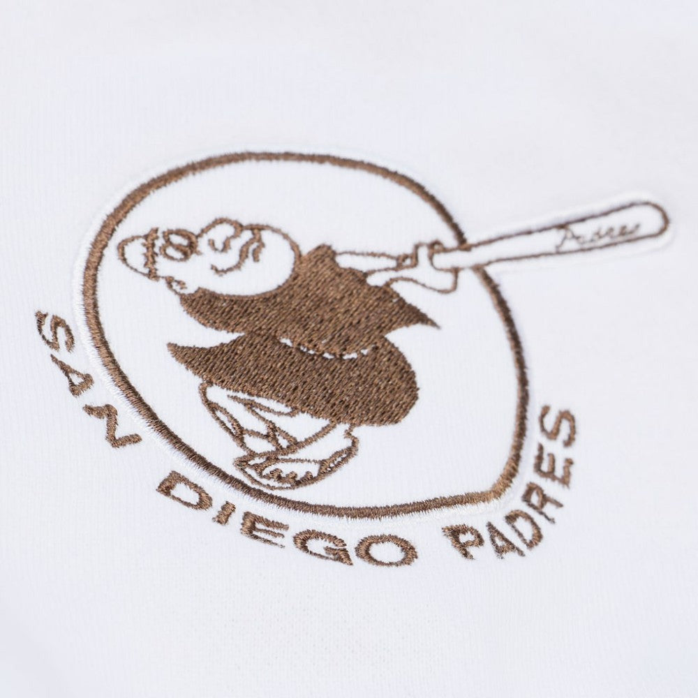 San Diego Padres Arctic Fleece Sweatshirt - White | Mitchell & Ness