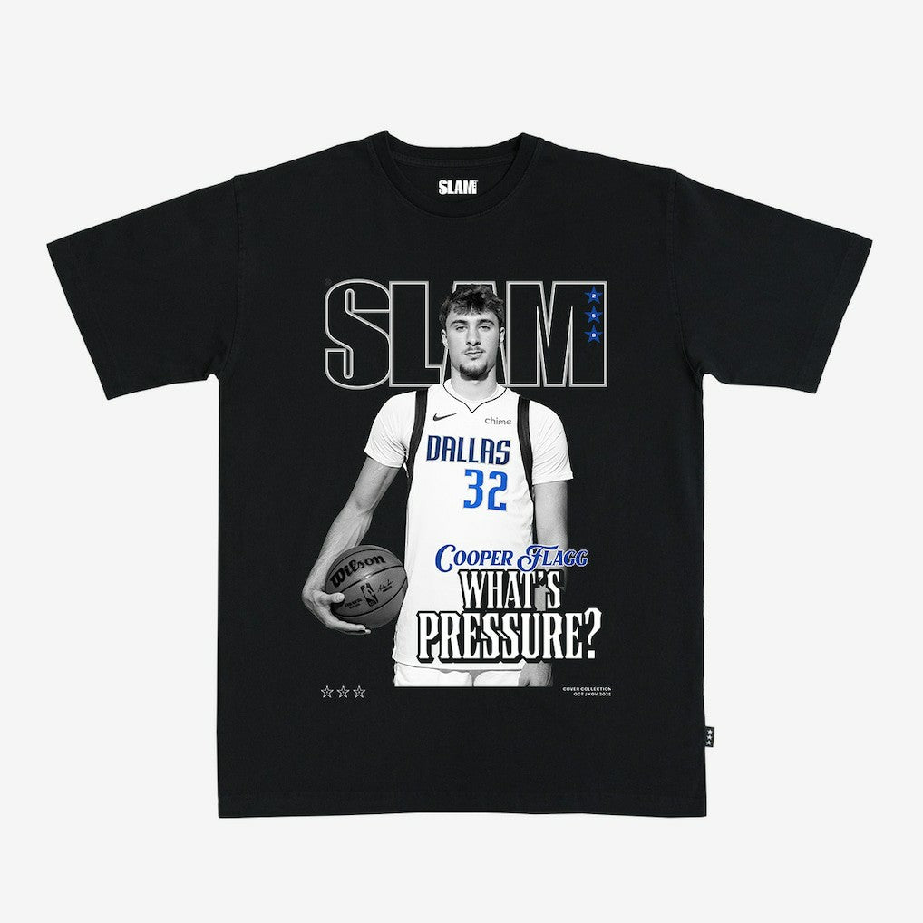 Cooper Flagg Dallas Mavericks Unisex SLAM Cover T-Shirt sale - Black discount
