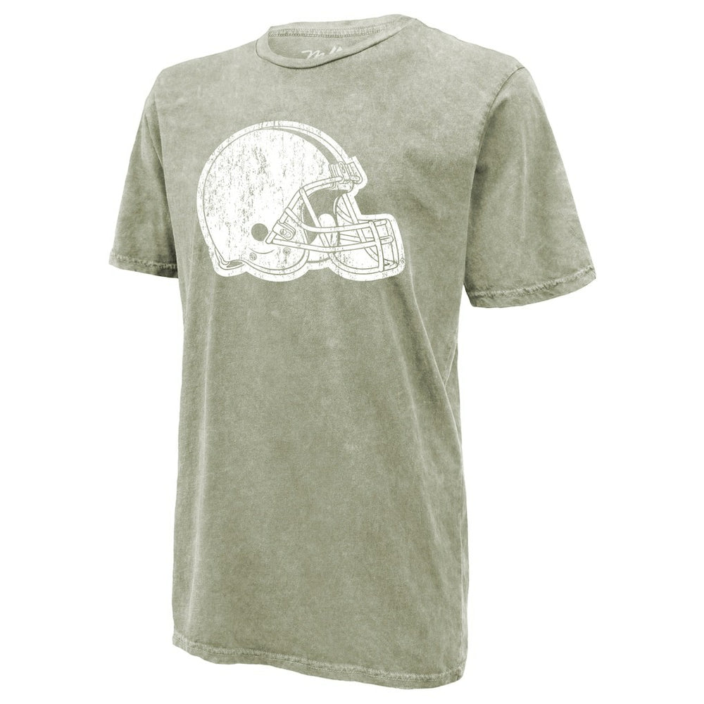 Shedeur Sanders Cleveland Browns Majestic Threads Mineral Wash Name & Number T-Shirt - Moss Green sale