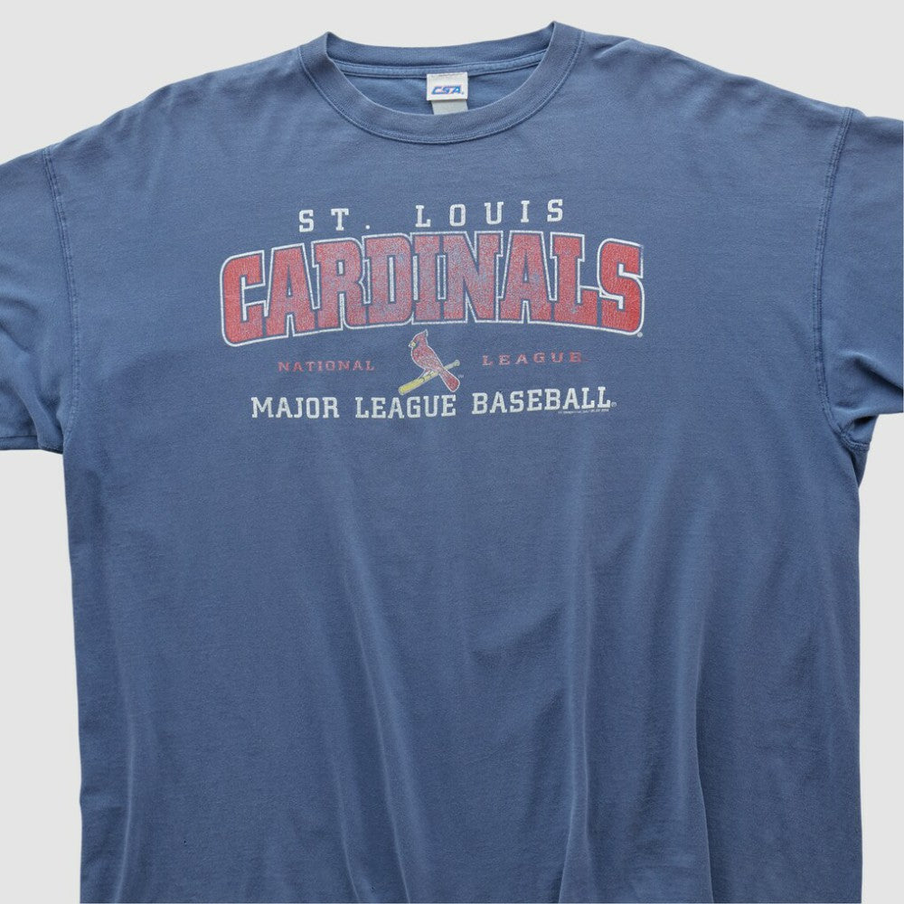 St. Louis Cardinals CSA 2000s T-shirt - Blue Vintage