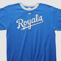 Kansas City Royals Majestic 2000s T-shirt - Blue Vintage