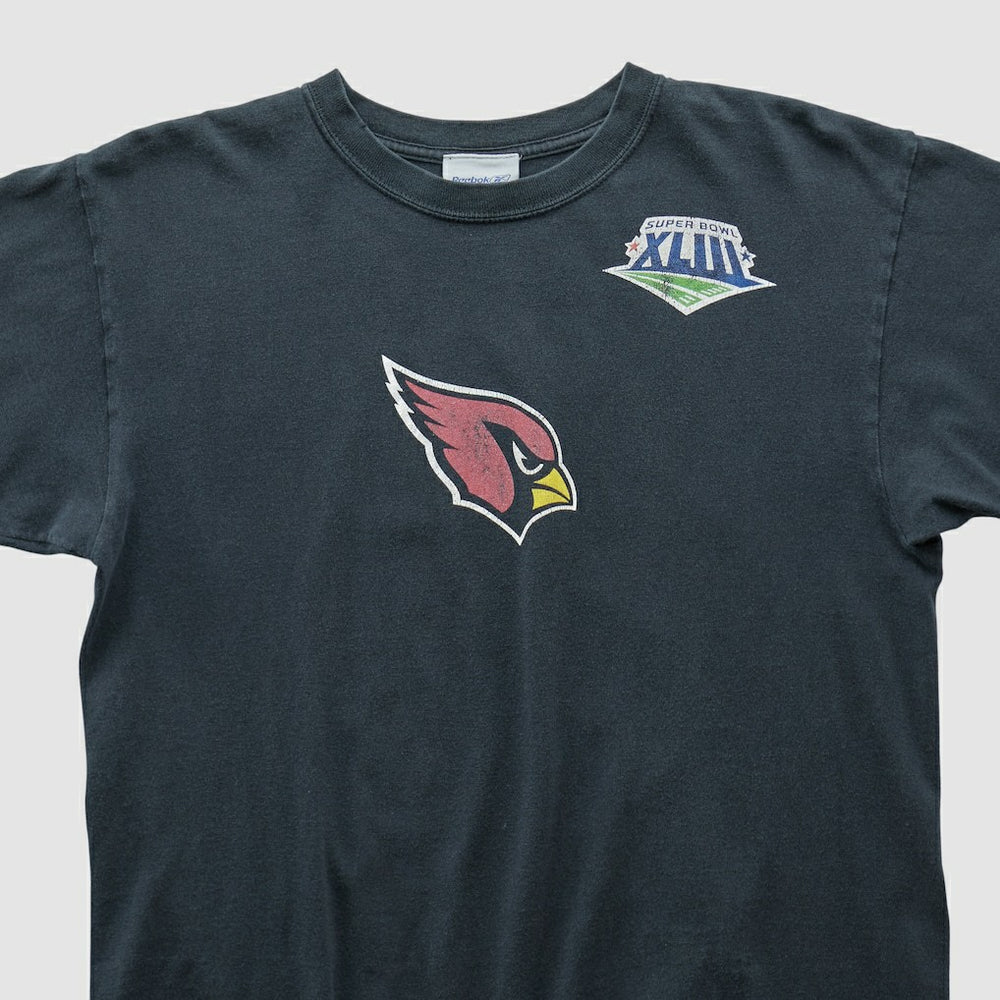 Arizona Cardinals Reebok 2009 T-shirt - Black Vintage on sale