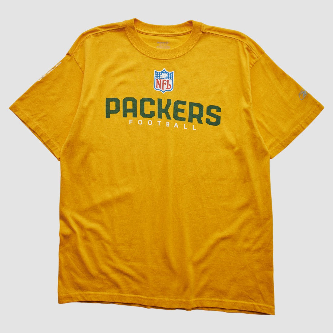 Green Bay Packers Reebok 2000s T-shirt - Yellow Vintage cheap
