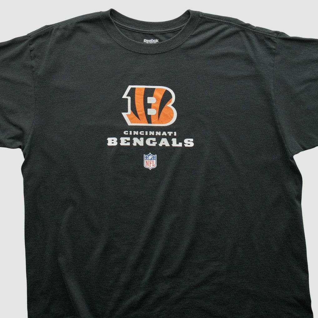 Cincinnati Bengals Reebok 2000s T-shirt - Black Vintage on sale