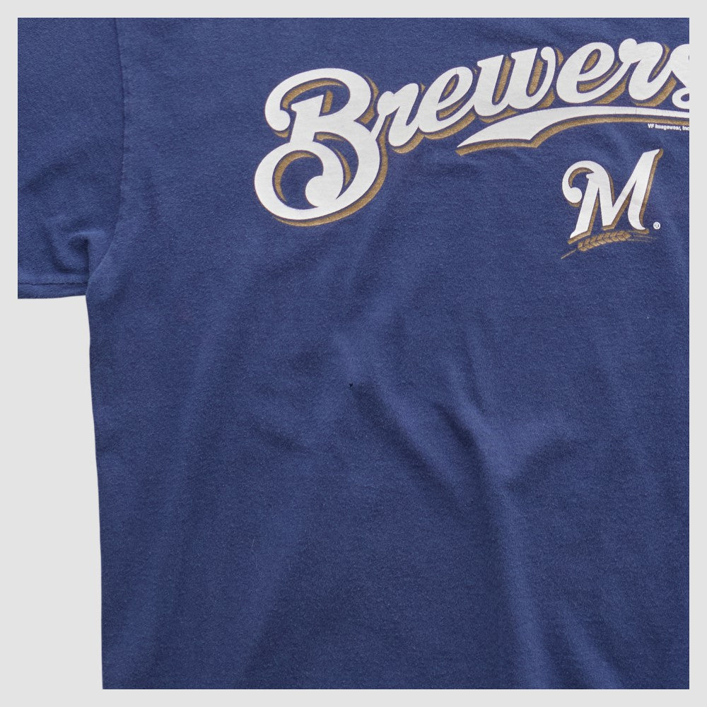 Milwaukee Brewers MLB 2000s T-shirt - Navy Vintage