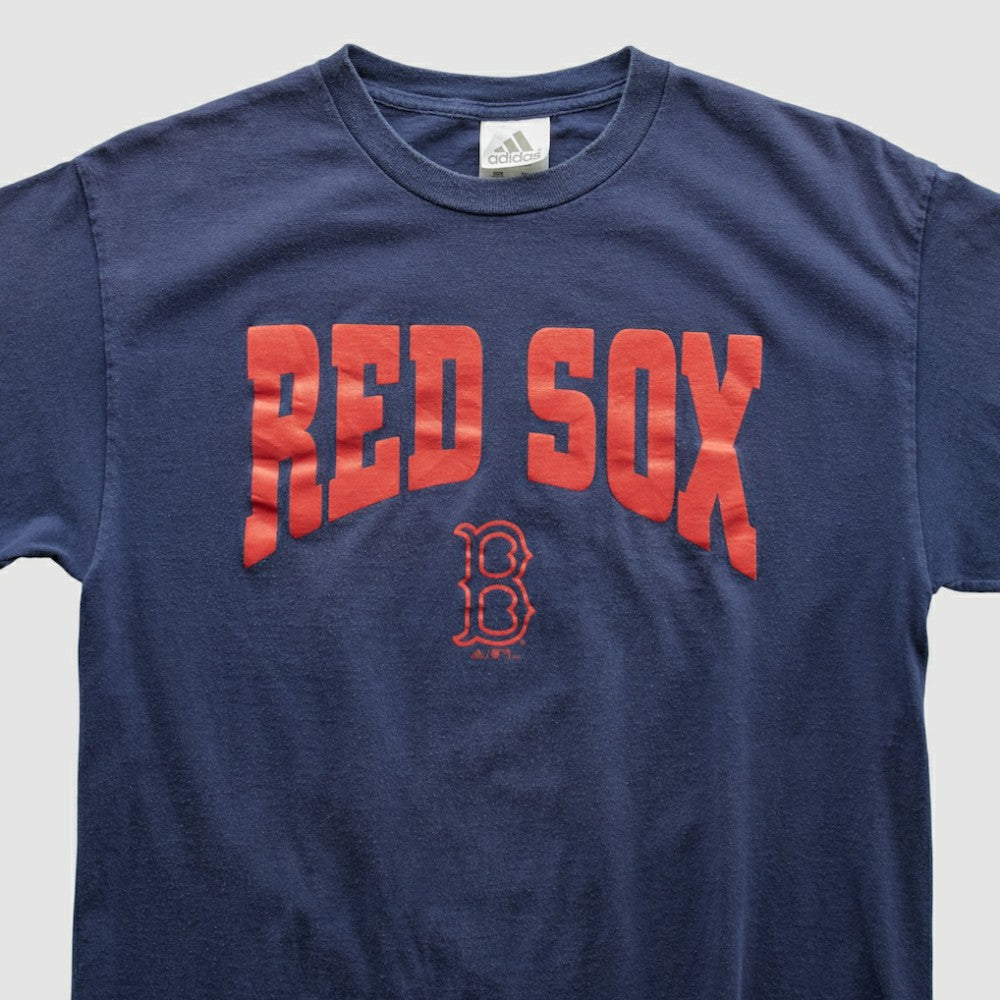 Boston Red Sox Adidas 2000s T-shirt - Navy Vintage