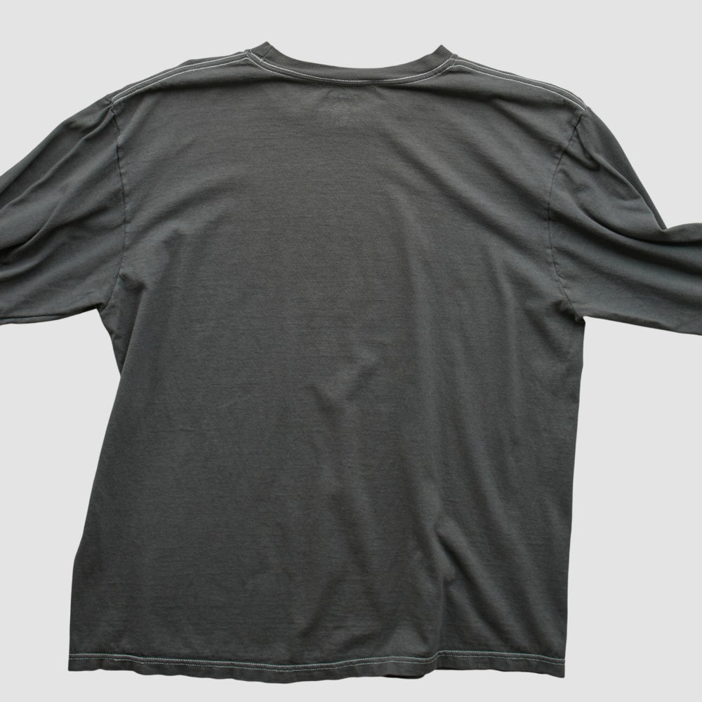 New York Giants Reebok 2008 Long Sleeve T-shirt - Charcoal Vintage outlet