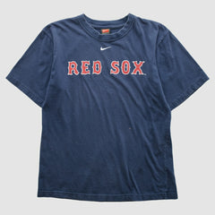 Boston Red Sox 2000s T-shirt - Navy Vintage | Nike