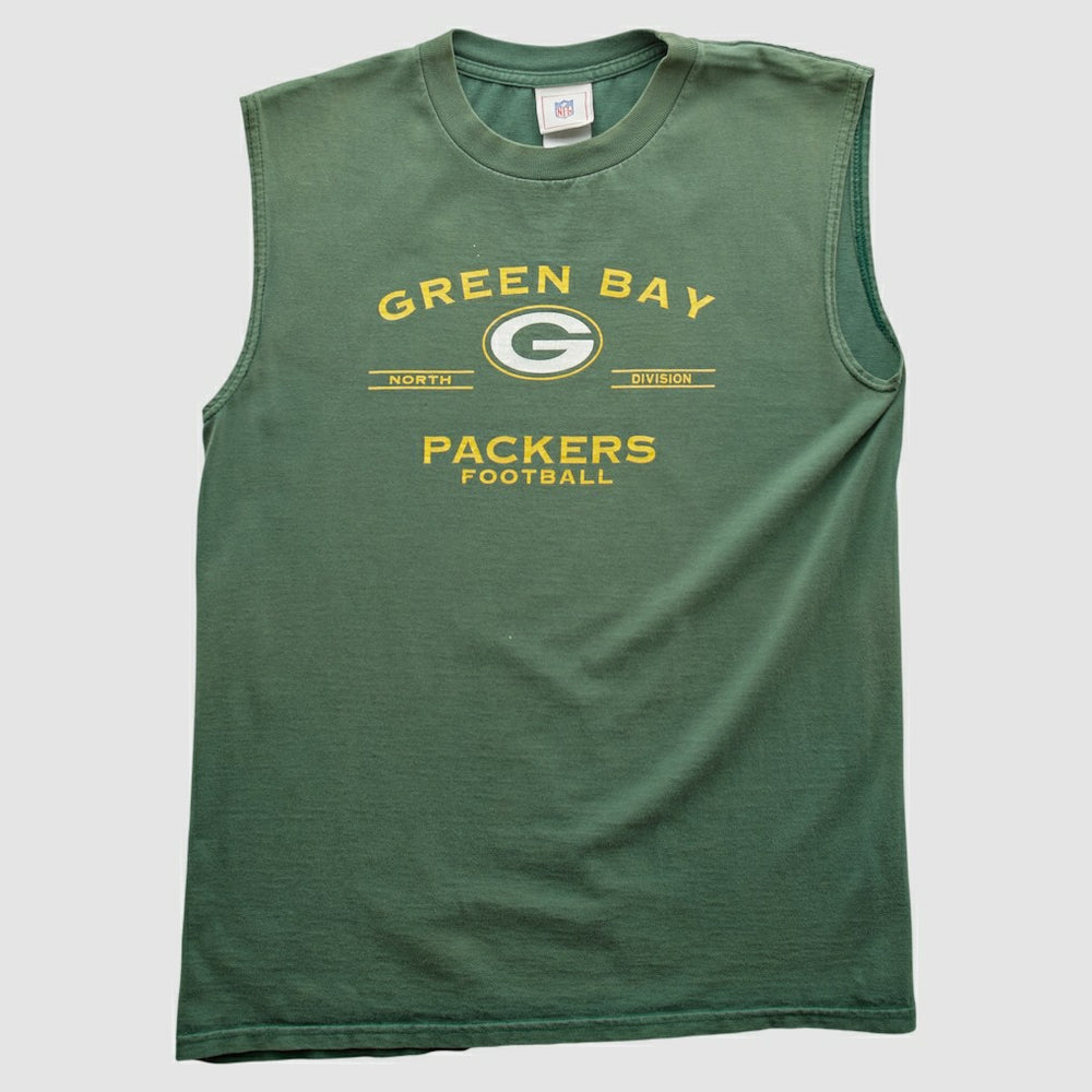 Green Bay Packers NFL 2000s Tank - Green Vintage discount
